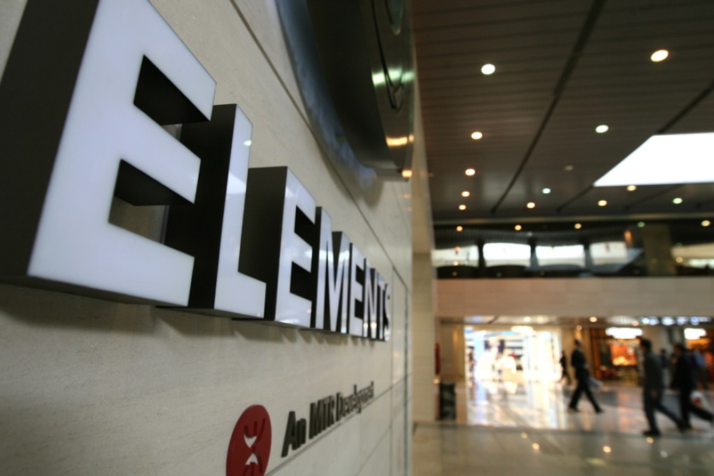 MTR's Elements shopping centre is one of the few exceptions in Hong Kong with adequate seating. Photo: Dickson Lee
