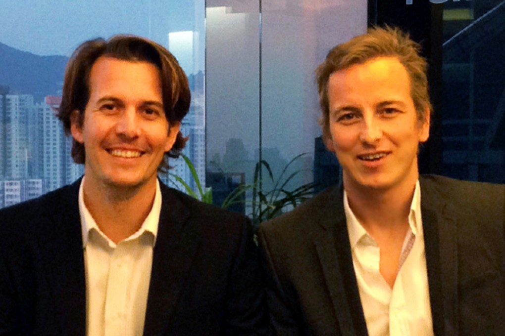 Fund2.me crowdfunders Karner (left) and Krostewitz.