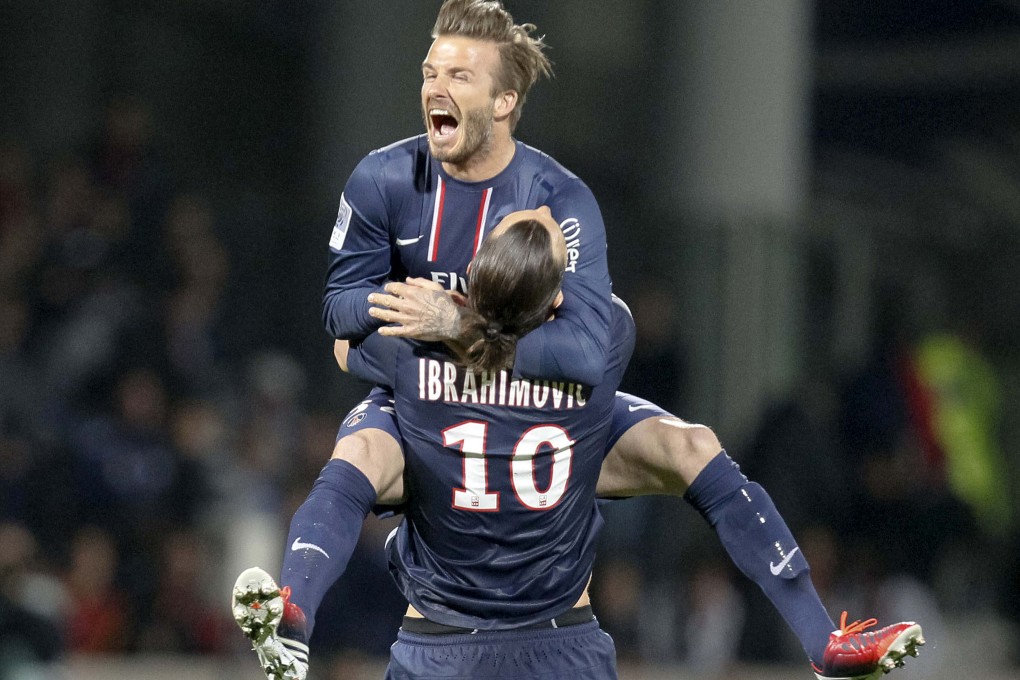 Beckham retired from playing after a stint with PSG. Photo: Reuters