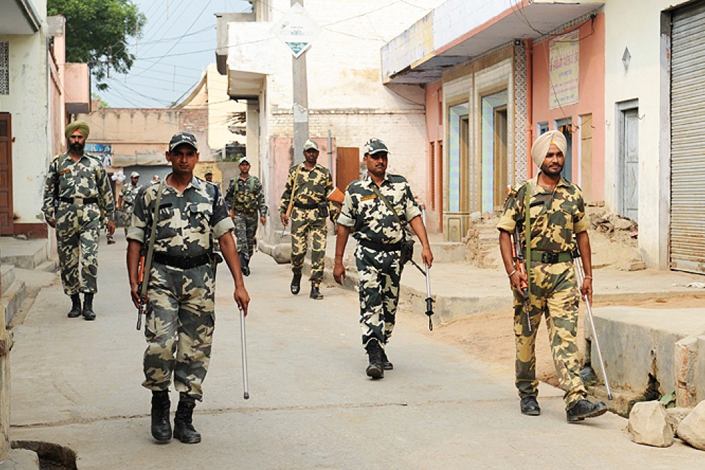 The Uttar Pradesh state government deployed around 500 paramilitary troops to Muzaffarnagar early on Thursday. Photo: AFP