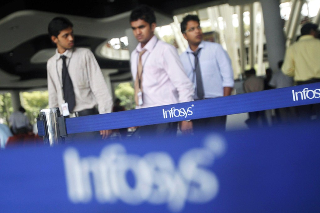 Indian tech giant Infosys agreed to pay US$34m over visa fraud and abuse. Photo: Reuters