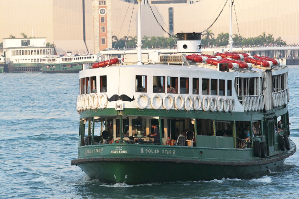 The newly moustached "Solar Star", one of Star Ferry's fleet of nine boats. Photo: K.Y. Cheng