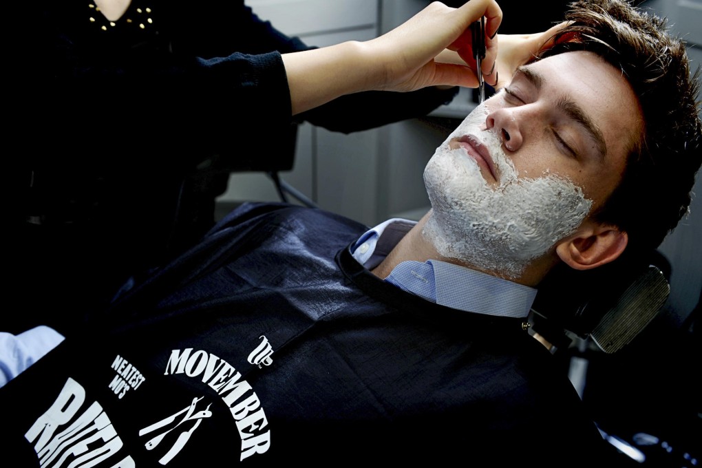 Raising funds for Movember starts with a clean shave for Sam Gilbert.