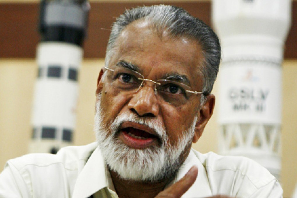 Indian Space Research Organisation Chairman K Radhakrishnan. Photo: AP