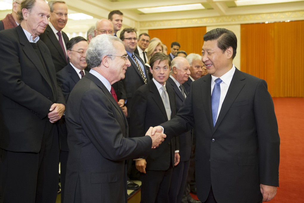 President Xi Jinping greets foreign guests. Photo: Xinhua