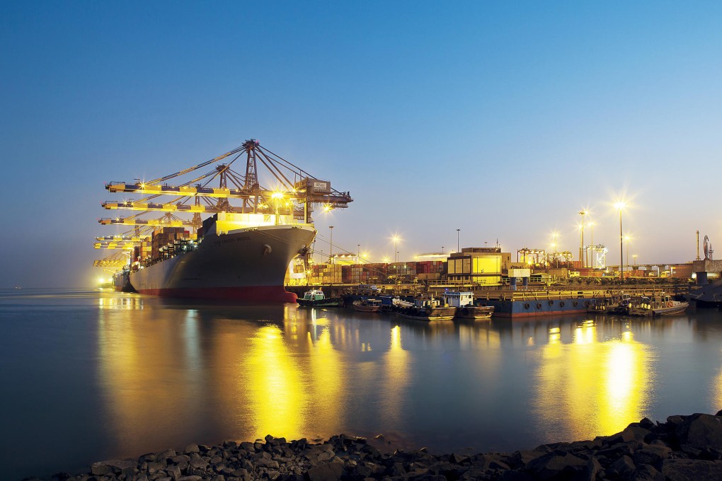The gleaming Mundra port serves as a showcase for Chinese know-how. Photo: SCMP