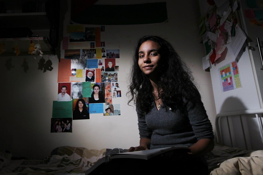 18-year-old Palestinian Neveen Abuelula, whose family fled Syria last December, hopes to become an architect. Photo: K.Y. Cheng