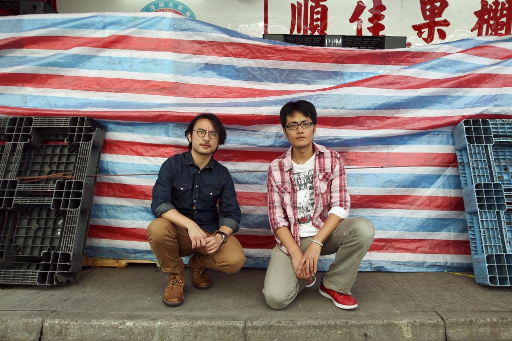 Directors Lawrence Kan (left) and Ferris Lin are respectively screening a coming-of-age drama and a documentary at the Hong Kong Asian Film Festival. Photo: Jonathan Wong