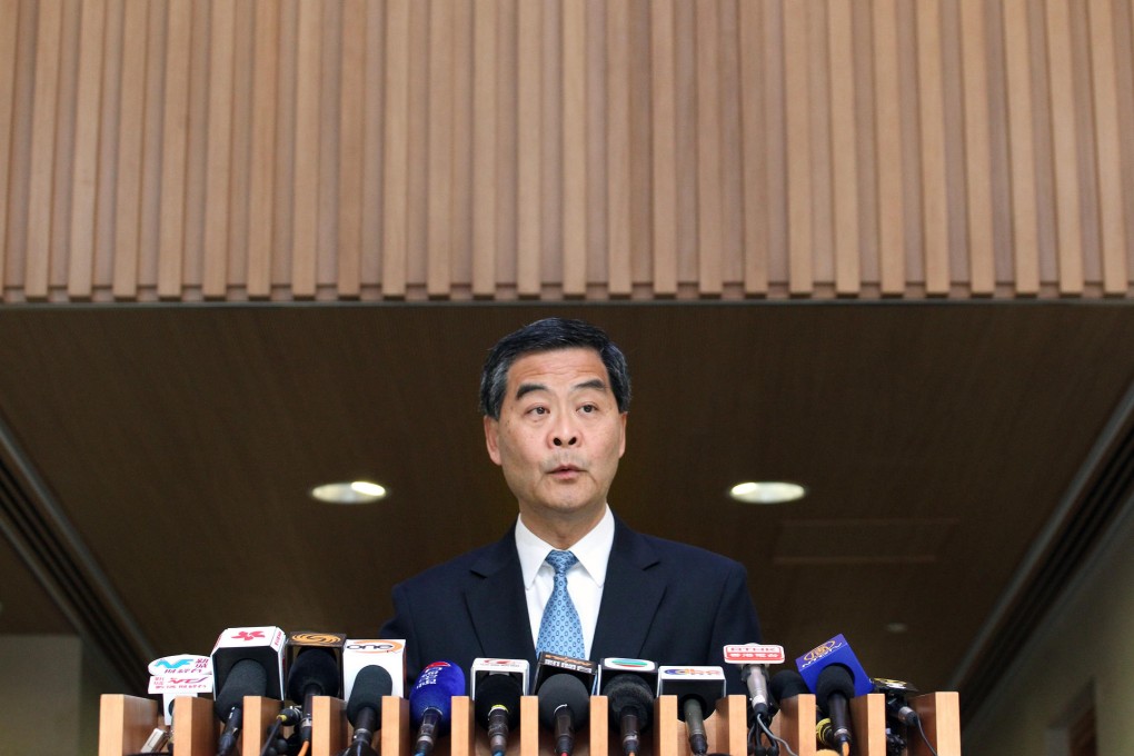 Chief Executive Leung Chun-ying. Photo: Felix Wong