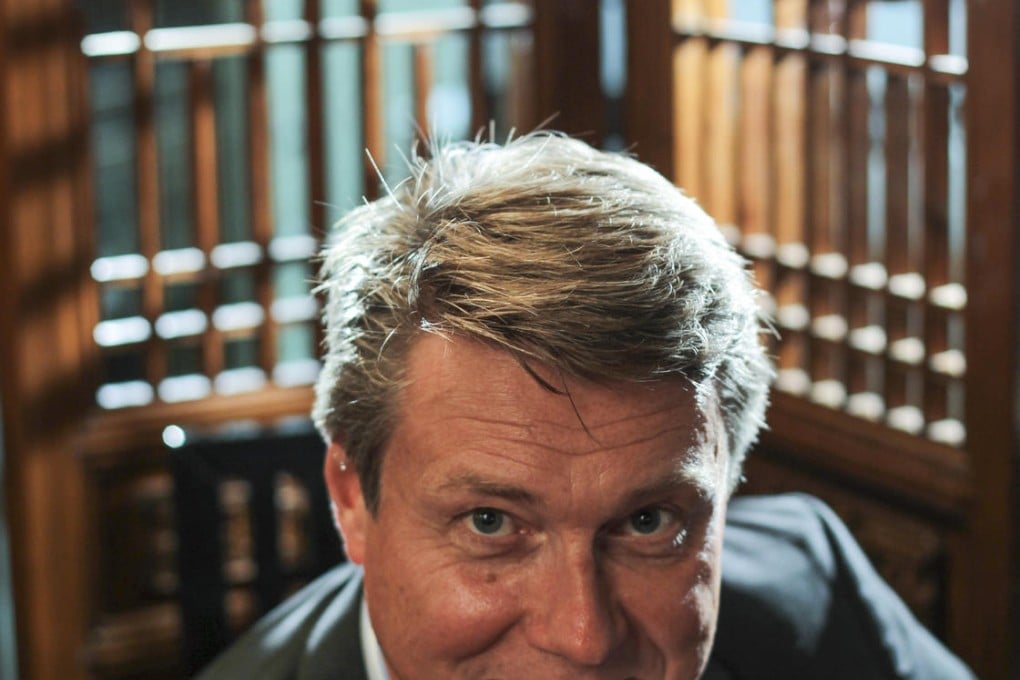 Olivier Stocker, chairman and CEO of Spink, at their office in Wan Chai. Photo: Nora Tam