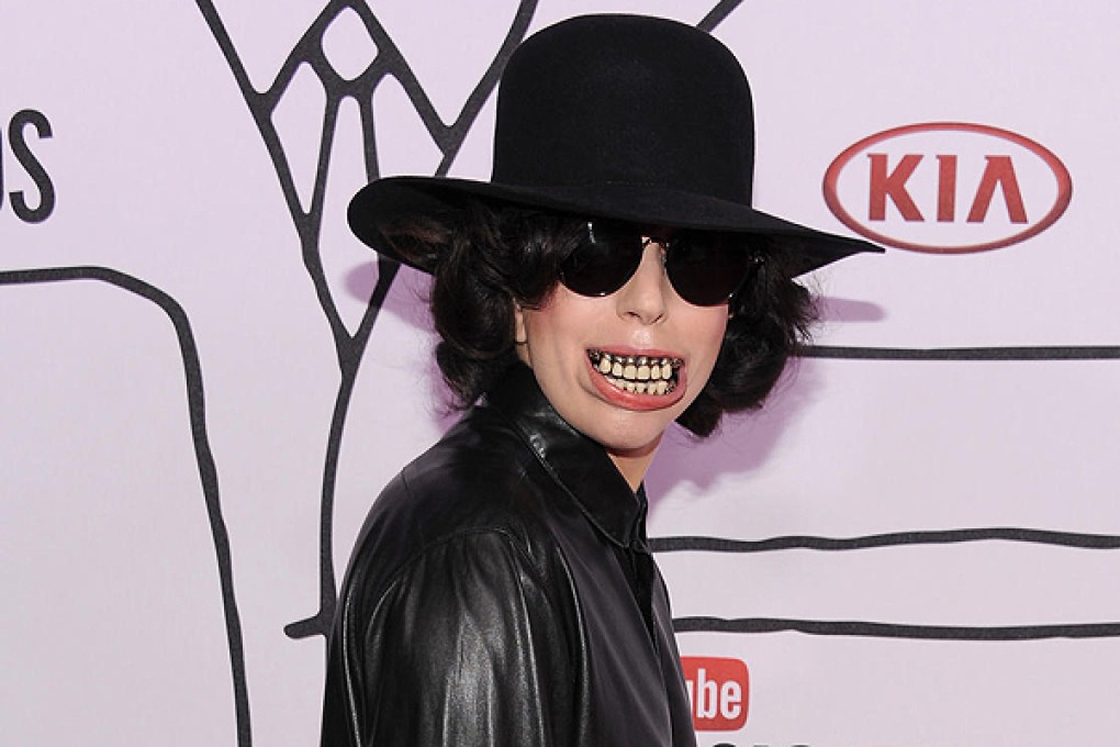 Lady Gaga attends the YouTube awards in New York. Photo: AFP