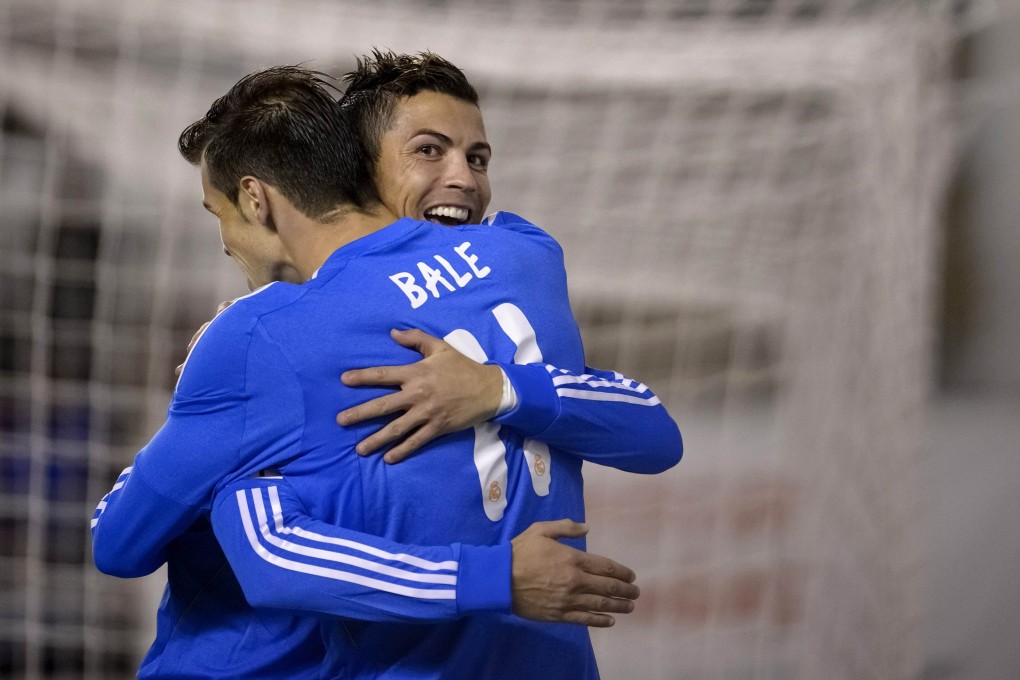 Cristiano Ronaldo and Gareth Bale fired Real to victory at the weekend, but there are worries over the defence. Photo: AFP