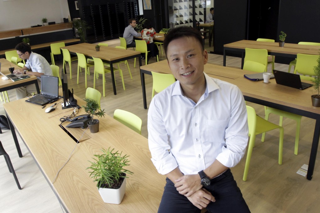 Michael Ma says co-working spaces like Wynd may provide a better fit for today's entrepreneurs than traditional options like serviced offices. Photo: David Wong