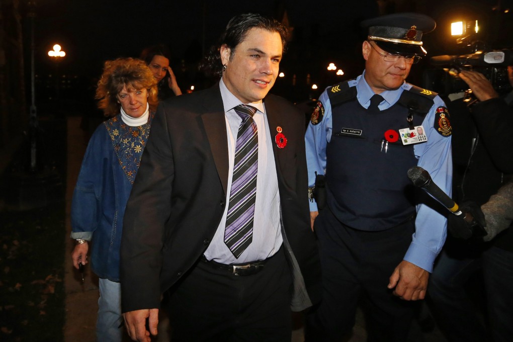 Patrick Brazeau arrives for a vote at the Senate on Parliament Hill in Ottawa. Photo: Reuters