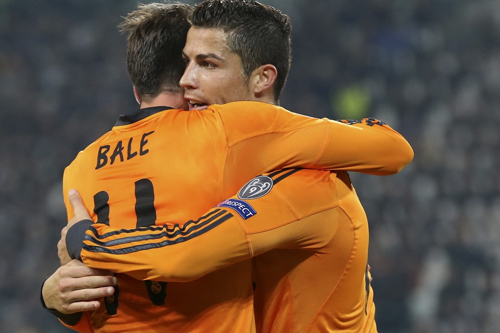 Gareth Bale and Cristiano Ronaldo were both on the scoresheet for Real. Photo: AP