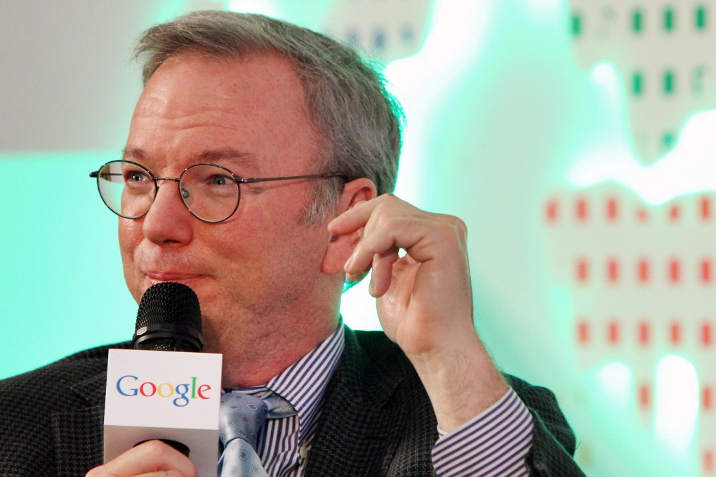 Eric Schmidt at Chinese University. Photo: Felix Wong