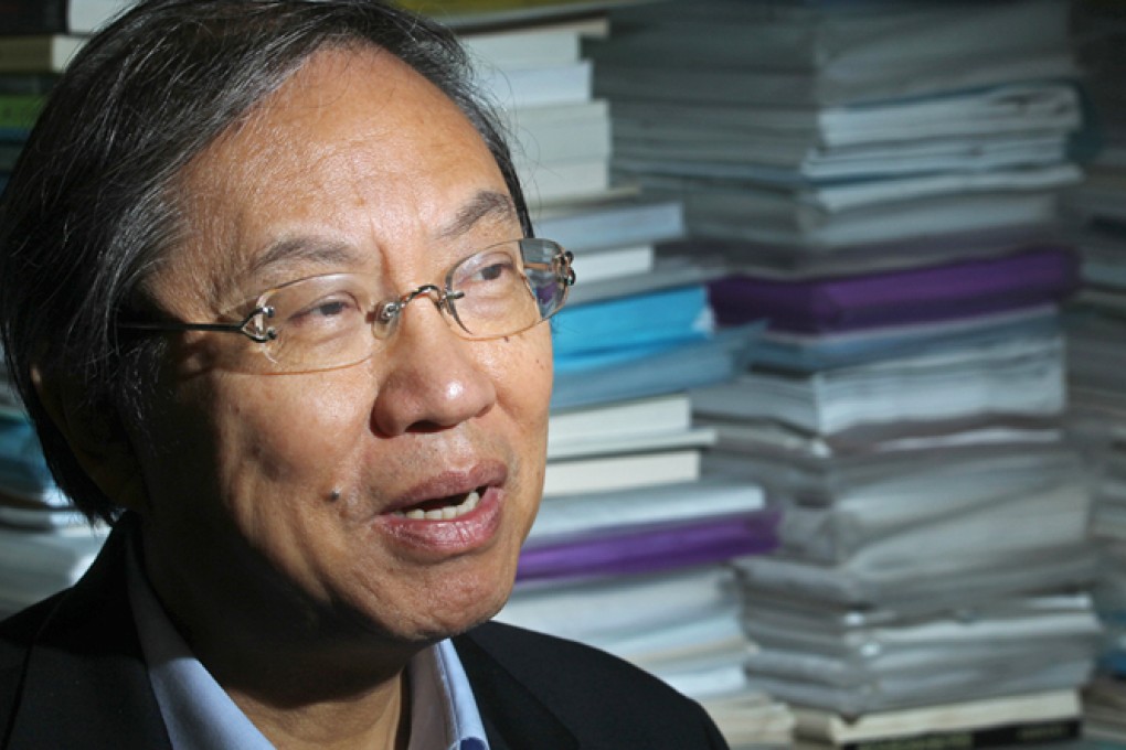 Professor Joseph Cheng Yu-shek, convenor of the Alliance for True Democracy