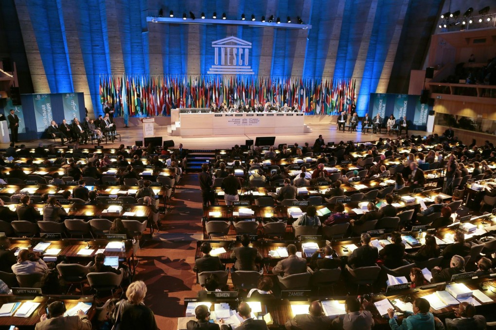 US has not paid its Unesco dues in protest. Photo: AFP