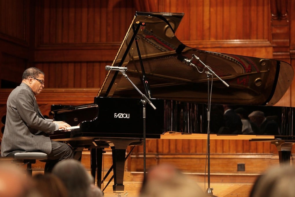 These days Herbie Hancock's more sedate in concert. Photos: Getty images, AFP