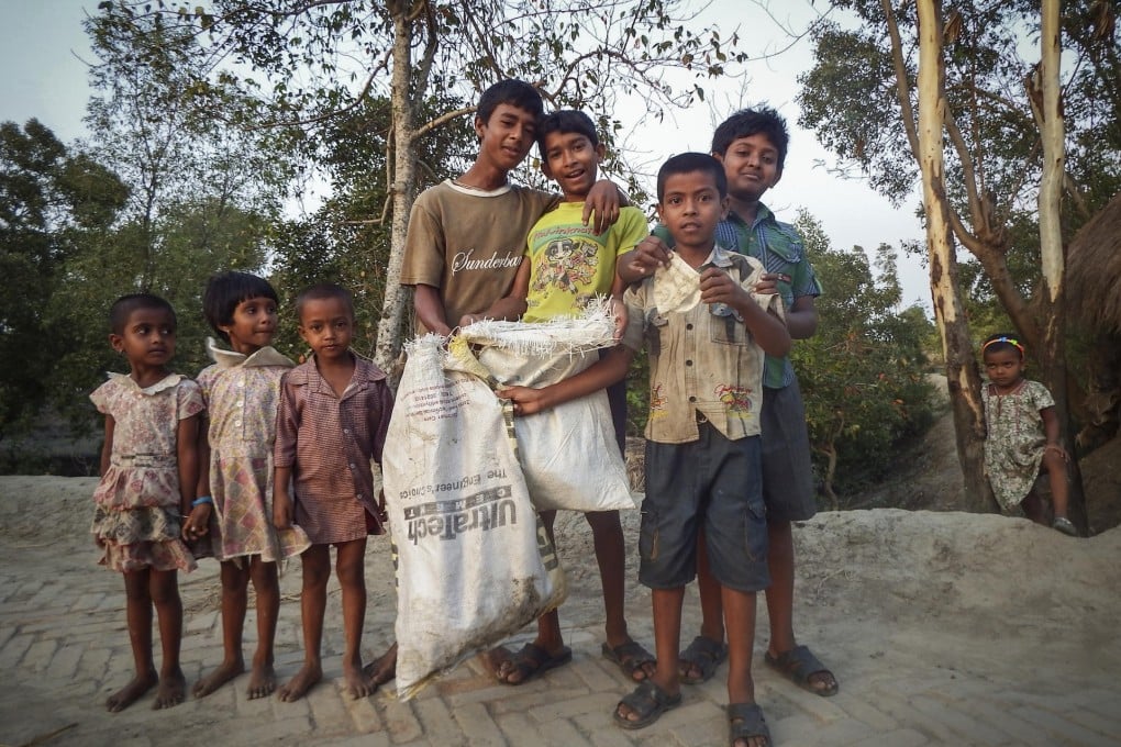 Children from the mangrove swamps in the Sundarbans. Photos: AFP, Jamie Carter