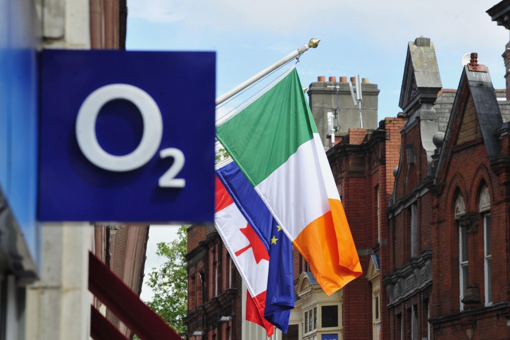 An O2 shop in Dublin, Ireland, where a Hutchison subsidiary is under probe by the EC because of anti-competition concerns. Photo: Bloomberg