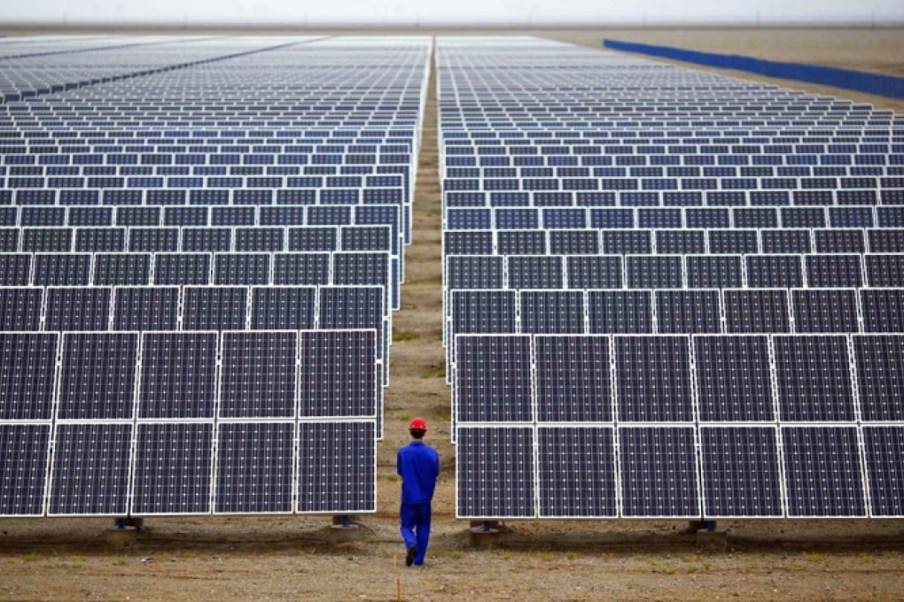 Beijing unveiled a plan in July to quadruple China's solar generating capacity to 35 gigawatts by 2015. Photo: Reuters