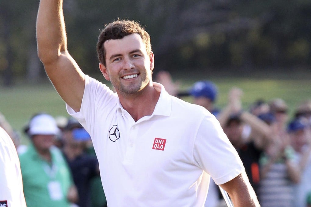 Adam Scott celebrates his win in the Australian PGA.Photo: AP