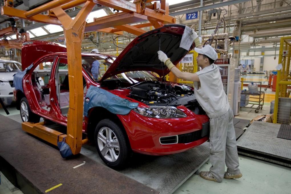 Car production at the First Automobile Works (FAW) plant in Changchun, China's Northeast Jilin province. Photo: EPA