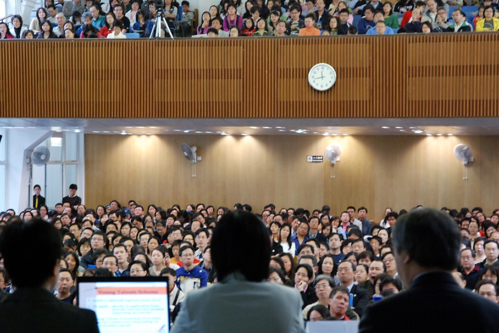 Some 1,300 parents and children attended St Paul's Co-educational College's  introductory sessions.