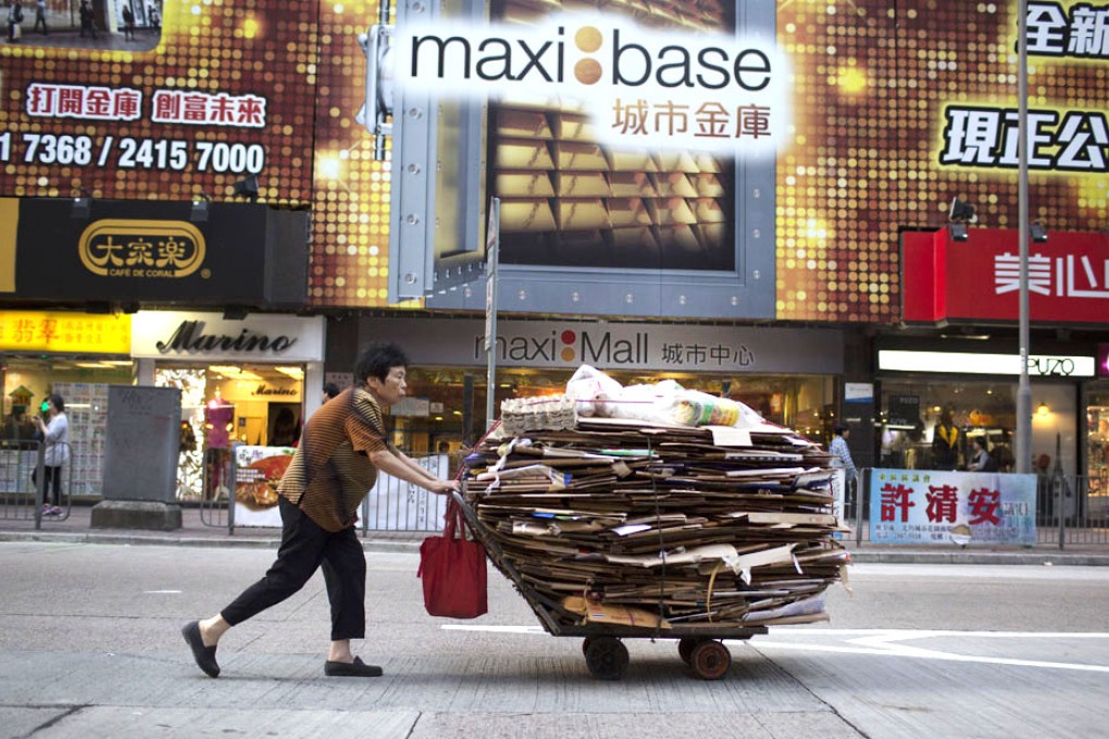 A shocking and increasing number of Hong Kong's population is living in poverty. Photo: Bloomberg