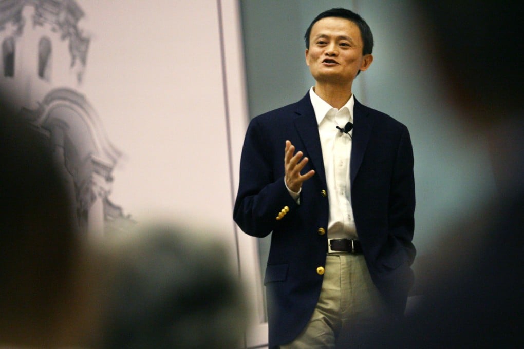 Jack Ma spoke at Hong Kong University in 2008. Photo: Felix Wong