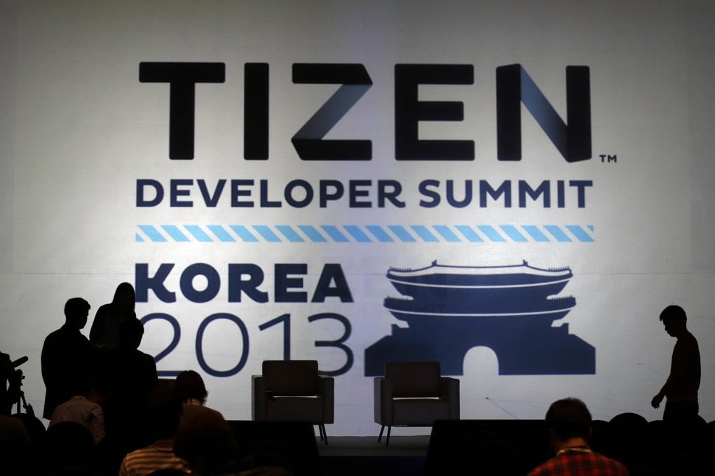 Samsung is pushing the development of its Tizen operating system, which it hopes will be used in cars and home appliances. Photos: AP