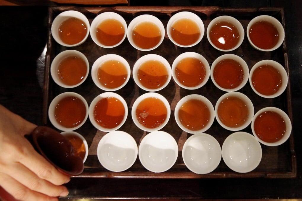 Liquid gold: Hong Kong Park's LockCha Tea House hosts a tasting of narcissus oolong made from a lot valued at HK$1 million. Photo: Felix Wong