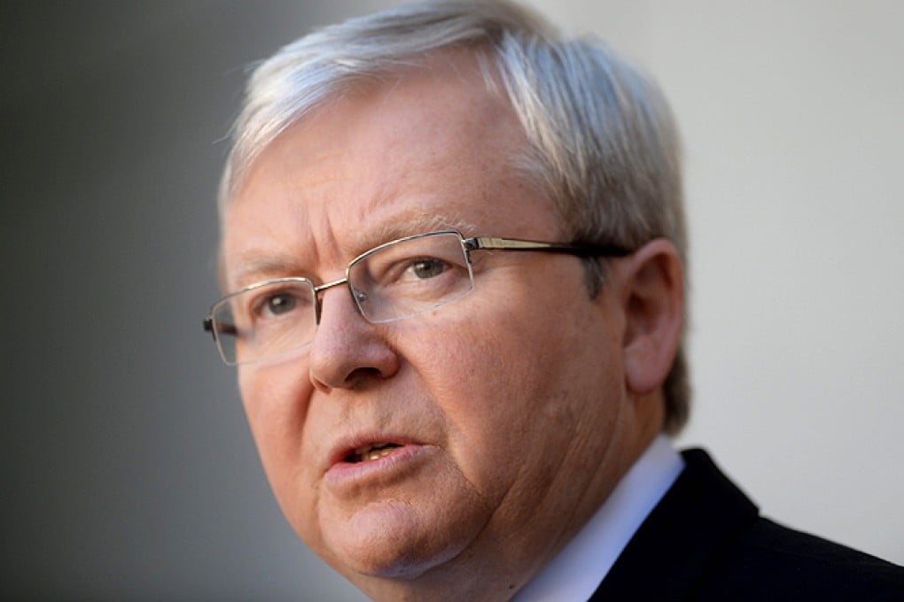 Kevin Rudd. Photo: EPA