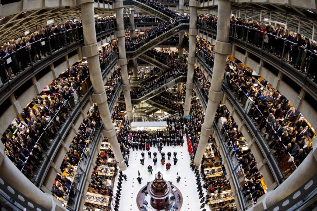 Ping An has made a big foray into London's City financial district by buying the Lloyd's Building. Photo: AFP