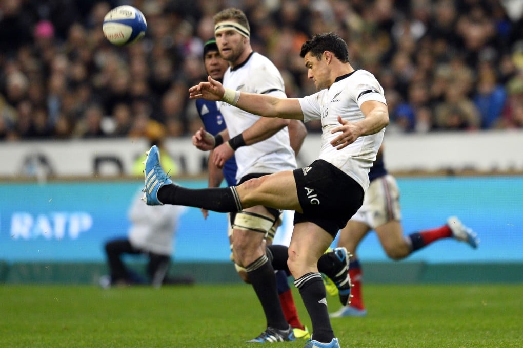 Dan Carter in action for the All Blacks against France last weekend. Photo: AFP