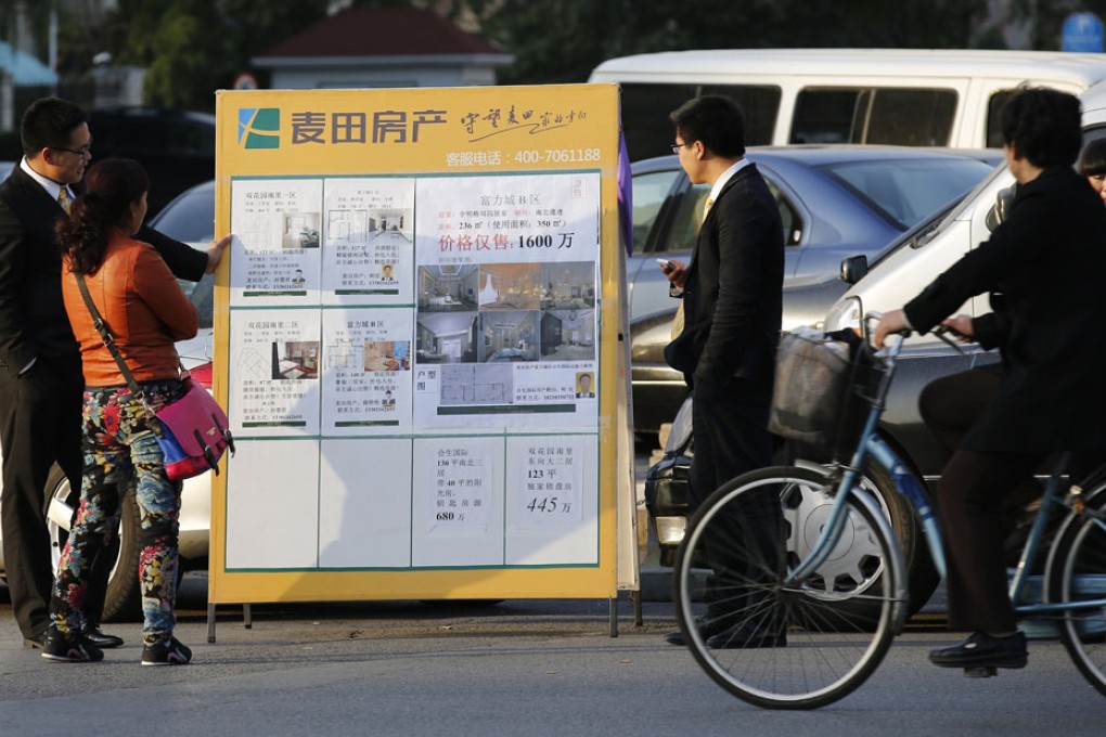 Economists say the central government will need to build more subsidised homes for poor city dwellers if mainland property prices do not come down. Photo: Reuters