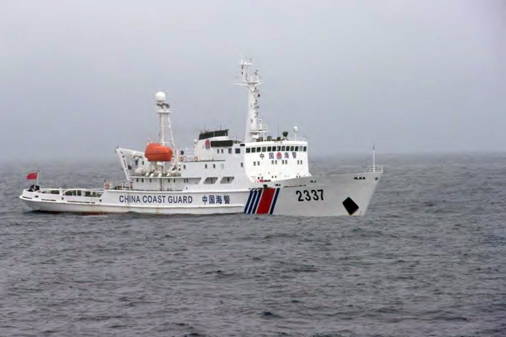 This Japan Coast Guard picture shows a Chinese ship cruising near the disputed islands in the East China Sea earlier this month. Photo: AFP