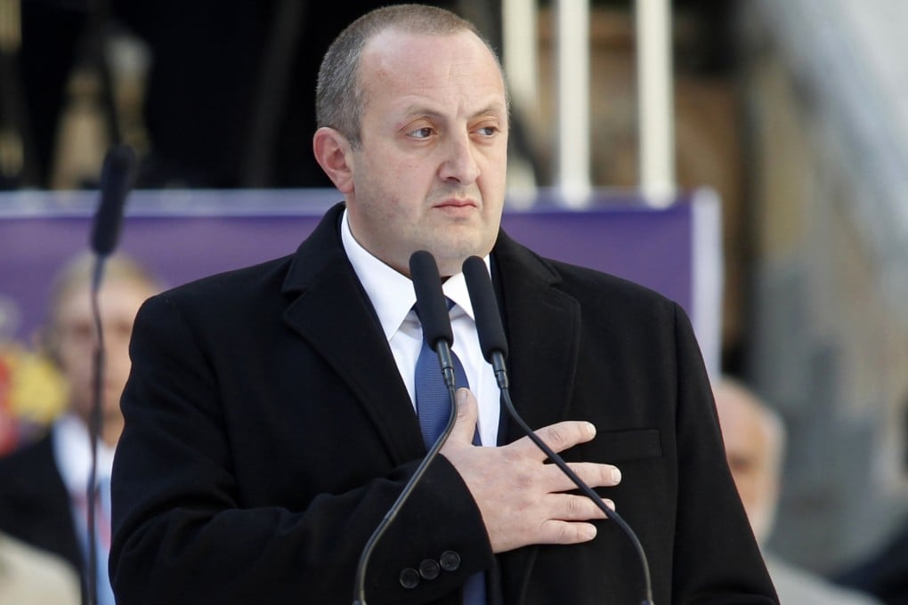 Giorgi Margvelashvili is inaugurated as Georgian President, during a ceremony in Tbilisi, Georgia. Photo: AP