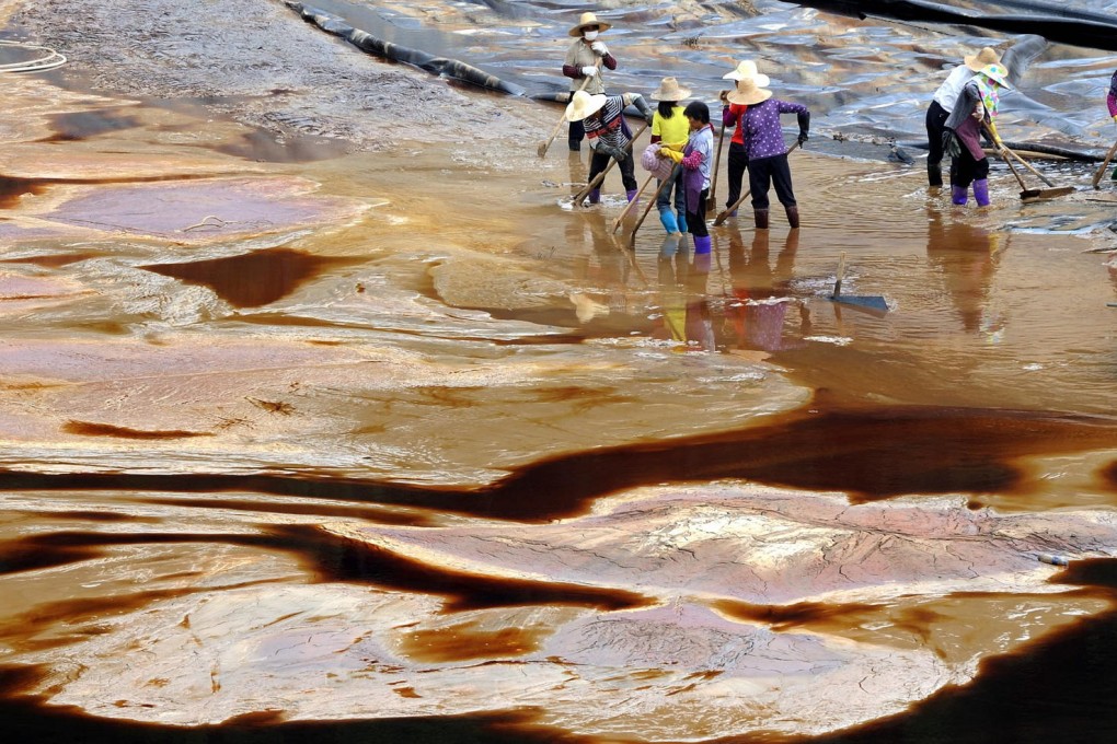 The plenum resolution for the first time lists "environmental protection" among the government's five top responsibilities. Photo: Xinhua
