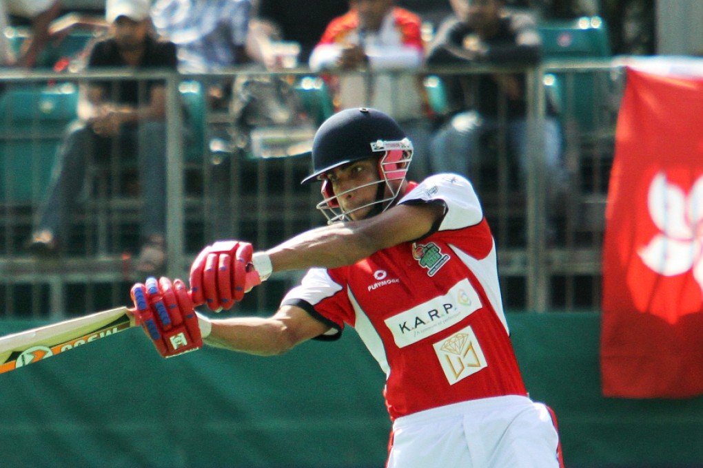 Irfan Ahmed's ton was the first by a Hong Kong batsman in the Twenty20 version of cricket. Photo: SCMP Pictures