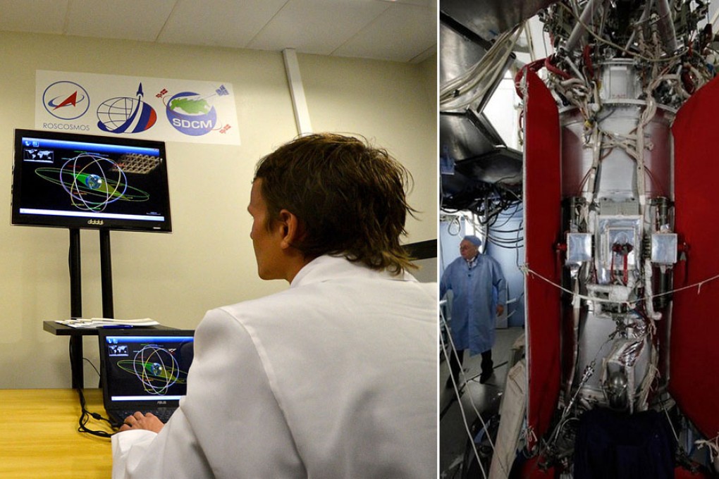 Russia's own global positioning network, Glonass, uses space satellites (right) that are linked to control stations such as this one in Brazil (left), the first outside of Russia.