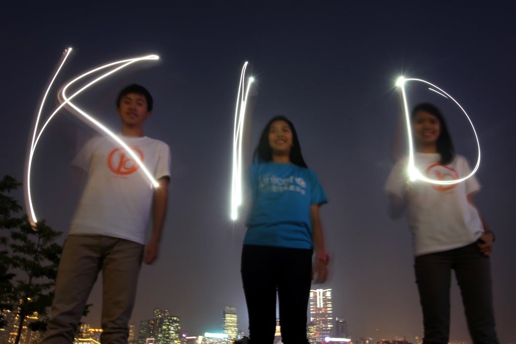 From left: Lau Wai-kit, Nicole Leung and Dorothy Lui all have strong ideas about children's rights. Photo: Felix Wong