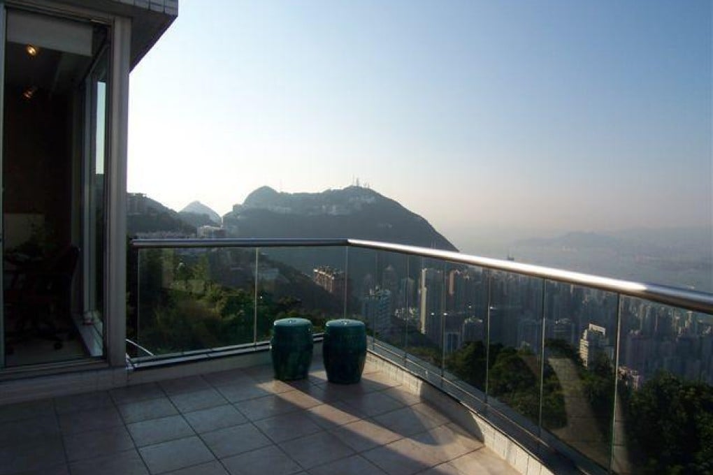 The view from a property on Pollock's Path on The Peak.