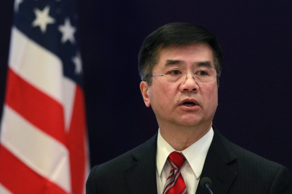 US ambassador to China, Gary Locke, speaks in Shanghai March 19, 2012. Photo: Reuters