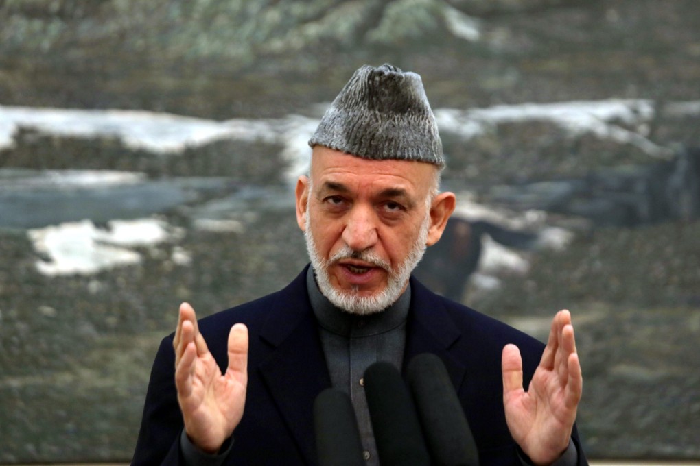 Afghan President Hamid Karzai in Kabul. Photo: EPA