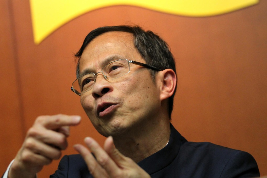 Jasper Tsang met with a former finance secretary. Photo: Felix Wong