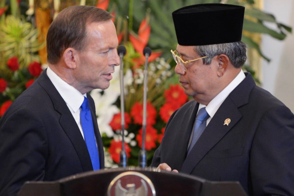 Abbott and Yudhoyono don't see eye to eye now. Photo: AFP