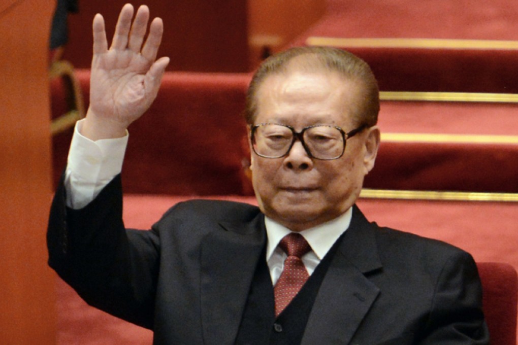 Former president Jiang Zemin. Photo: AFP
