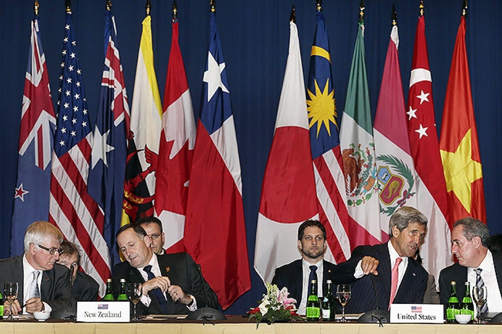 Leaders of the dozen countries involved in the US-led Trans-Pacific Partnership meet in Bali. Photo: AP